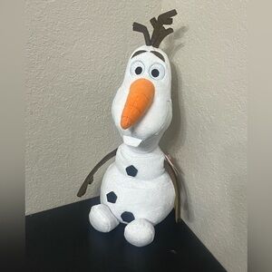 Ty Beanie Babies Olaf Disney Frozen Movie Plush Sparkly 12" Stuffed Animal